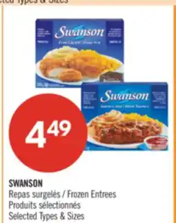 Pharmaprix SWANSON Frozen Entrees offer