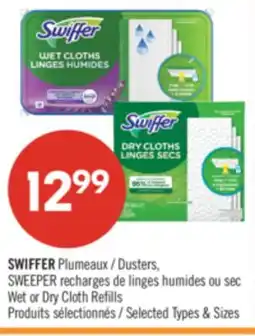 Pharmaprix SWIFFER Dusters Wet or Dry Cloth Refills offer