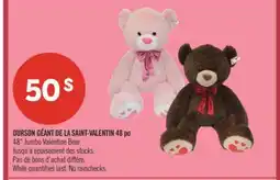 Pharmaprix 48 Jumbo Valentine Bear offer