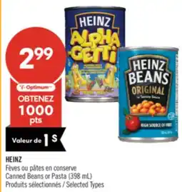 Pharmaprix HEINZ Canned Beans or Pasta offer