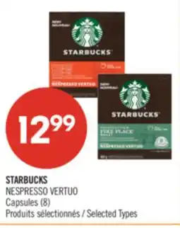 Pharmaprix STARBUCKS NESPRESSO VERTUO Capsules (8) offer