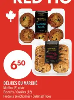 Pharmaprix DÉLICES DU MARCHÉ Muffins (6) or Cookies (12) offer