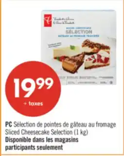 Pharmaprix PC Sliced Cheesecake Selection offer