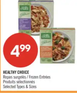 Pharmaprix HEALTHY CHOICE Frozen Entrées offer