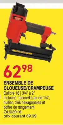 Matério ENSEMBLE DE CLOUEUSE/CRAMPEUSE offer