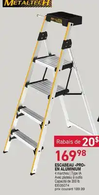 Matério ESCABEAU PRO EN ALUMINIUM METALTECH offer