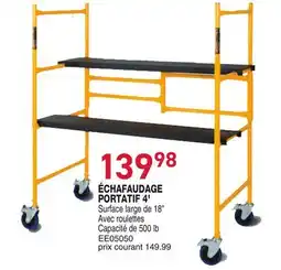 Matério ÉCHAFAUDAGE PORTATIF 4' METALTECH offer