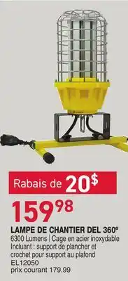 Matério LAMPE CHANTIER DEL 360º offer