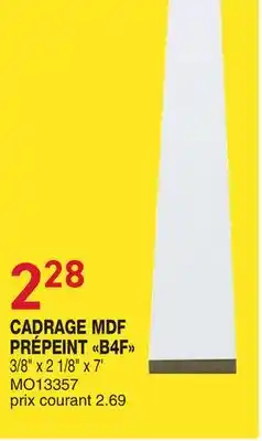 Matério CADRAGE MDF PRÉPEINT B4F offer