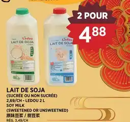 Kim Phat LEDOU SOY MILK (SWEETENED OR UNSWEETNED) offer