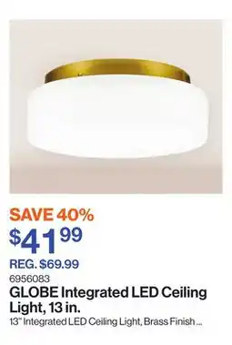 Patrick Morin Integrated LED Ceiling Light, 13 in offer