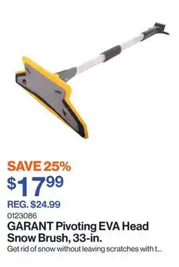 Patrick Morin Pivoting EVA Head Snow Brush, 33-in offer