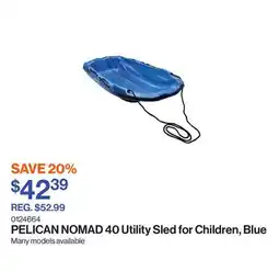 Patrick Morin NOMAD 40 Utility Sled for Children, Blue offer
