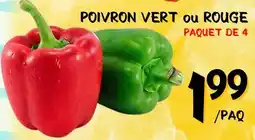 Marche Salaberry POIVRON VERT ou ROUGE offer