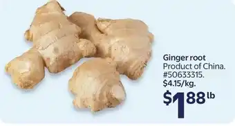 Walmart Ginger root offer