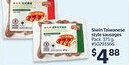 Walmart Siwin Taiwanese style sausages offer