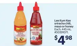 Walmart Lee Kum Kee sriracha chili, mayo or honey offer