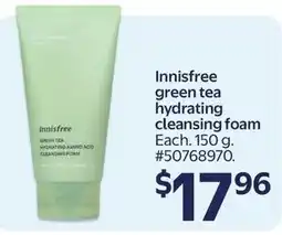 Walmart Innisfree green tea hydrating cleansing foam offer