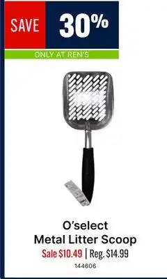 Ren’s Pets Depot O'select Metal Litter Scoop offer