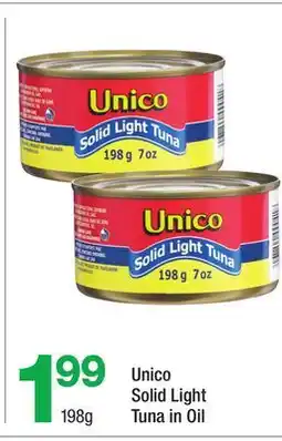 Highland Farms Unico Solid Light Tuna in Oil offer