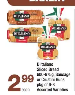 Highland Farms D'Italiano Sliced Bread offer