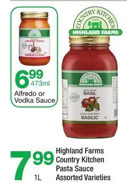 Highland Farms Highland Farms Country Kitchen Pasta Sauce offer