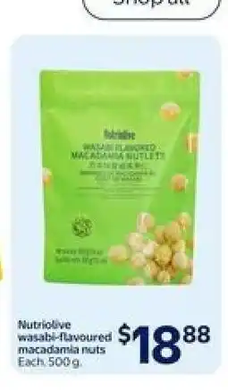 Walmart Nutrilove wasabi-flavoured macadamia nuts offer