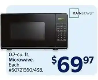 Walmart Mainstays Microwave offer