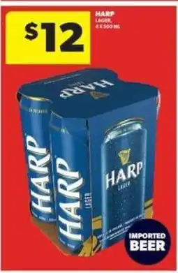 Real Canadian Liquorstore Harp Lager offer