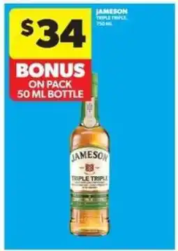 Real Canadian Liquorstore Jameson Triple Triple offer
