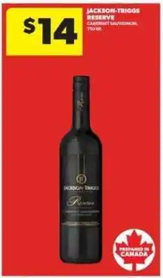 Real Canadian Liquorstore Jackson-Triggs Reserve offer