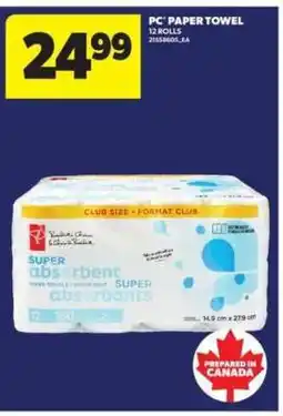 Real Canadian Superstore PC Paper Towel offer