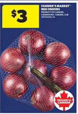 Real Canadian Superstore Farmer's Market Red Onions offer