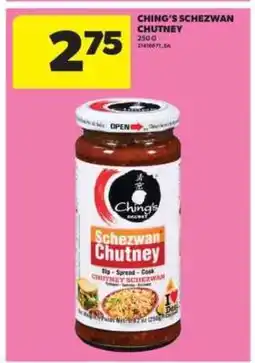 Real Canadian Superstore Ching's Schezwan Chutney offer