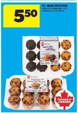 Real Canadian Superstore PC MINI-MUFFINS offer