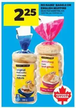 Real Canadian Superstore No Name Bagels or English Muffins offer