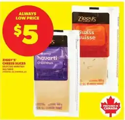 Real Canadian Superstore Ziggy's Cheese Slices offer
