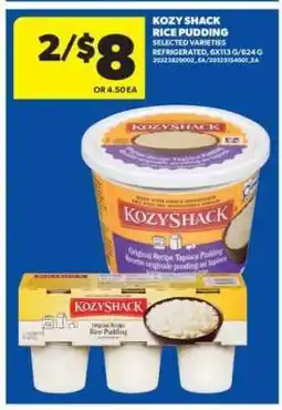 Real Canadian Superstore Kozy Shack Rice Pudding offer