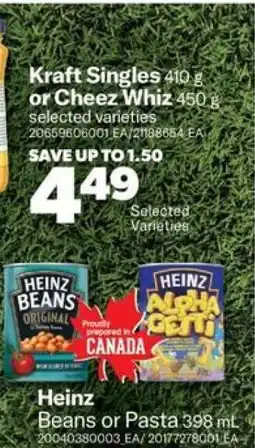 Real Canadian Superstore KRAFT SINGLES OR CHEEZ WHIZ offer