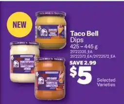 Real Canadian Superstore Taco Bell dips offer