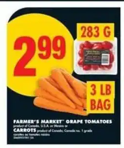 No Frills FARMER'S MARKET GRAPE TOMATOES offer