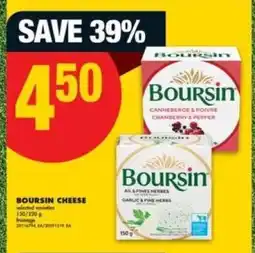 No Frills Boursin Cheese offer