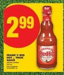 No Frills FRANK'S RED HOT – THICK SAUCE offer
