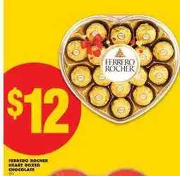 No Frills FERRERO ROCHER HEART BOXED CHOCOLATE offer