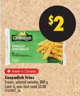 No Frills Cavendish Fries offer