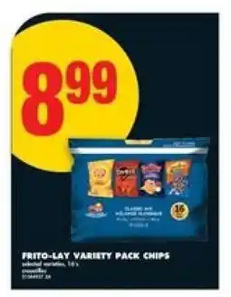 No Frills FRITO-LAY VARIETY PACK CHIPS offer