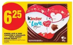 No Frills KINDER LOVE N MINI VALENTINE'S CHOCOLATE offer