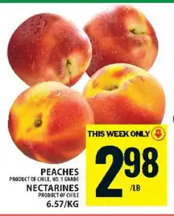Food Basics Peaches and Nectarines offer
