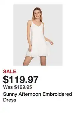 TSC Stores Sunny Afternoon Embroidered Dress offer