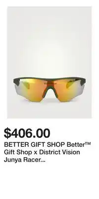 Holt Renfrew BETTER GIFT SHOP Better Gift Shop x District Vision Junya Racer Sunglasses offer
